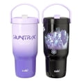 thumbnail image 1 of Zak Designs KPop 20oz Stainless Steel Sutton Flex Grip Siply Tumbler Set, 2-Pack, 1 of 7