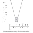 thumbnail image 3 of Lab Created Diamond Pendant in 14K Gold, 3 of 6