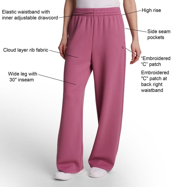 Champion Women's Air Layer Ribbed Wide Leg Pant - Samsclub.com