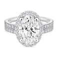 thumbnail image 2 of Lab Created Diamond 3.60 CT.T.W. Oval Cut Bridal Set, 2 of 8