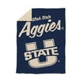 thumbnail image 1 of Logo Brands Utah State Aggies Luxe Dreams Throw, 60" x 80", 1 of 6