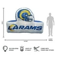 thumbnail image 4 of Logo Brands Los Angeles Rams Pre-Lit 7’x10’ Team Inflatable, 4 of 6