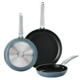 thumbnail image 1 of Tramontina 3-Piece Frying Pan Set with Nonstick Interior, Assorted Colors, 1 of 7