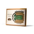 thumbnail image 1 of YouTheFan Missouri Tigers 17"x13" 3D 5 Layer Stadium View Wall Art, 1 of 5