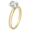 thumbnail image 2 of Cushion Cut Solitaire Diamond Ring in 18K Gold, 2 of 4