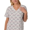 thumbnail image 5 of Character Ladies 2-Piece Short Sleeve Henley and Crop Pant PJ Set, 5 of 7