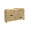 thumbnail image 3 of Society Den Woodridge 6-Drawer Dresser and Mirror in Natural, 3 of 8