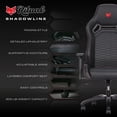 thumbnail image 3 of Ritual Shadowline High-Back Erogonomic Gaming Chair, 3 of 10