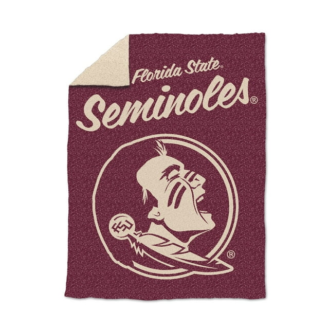 Logo Brands FL State Seminoles Luxe Dreams Throw, 60" x 80"