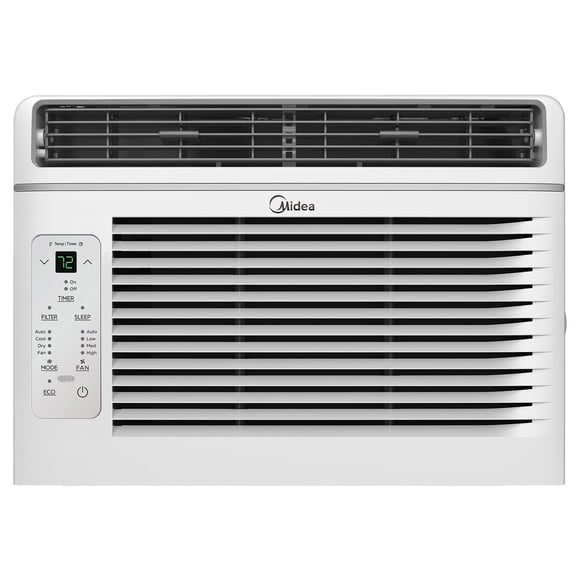 Midea 6,000 BTU Easy Cool Electronic Window Air Conditioner with Remote Control