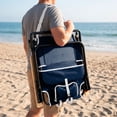 thumbnail image 3 of Logo Brands Nevada Wolf Pack Reclining Beach Chair, 3 of 6