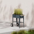 thumbnail image 2 of Herstera Galvanized Steel Metal Garden Cart, 2 of 4