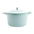 thumbnail image 3 of Martha Stewart 4-Quart and 7-Quart Enamel on Cast Iron Dutch Ovens, 2 Pack (Assorted Colors), 3 of 8