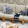 thumbnail image 5 of Cambridge Casual Catalina Teak Sectional Sofa Patio Set, 8pc, 5 of 13