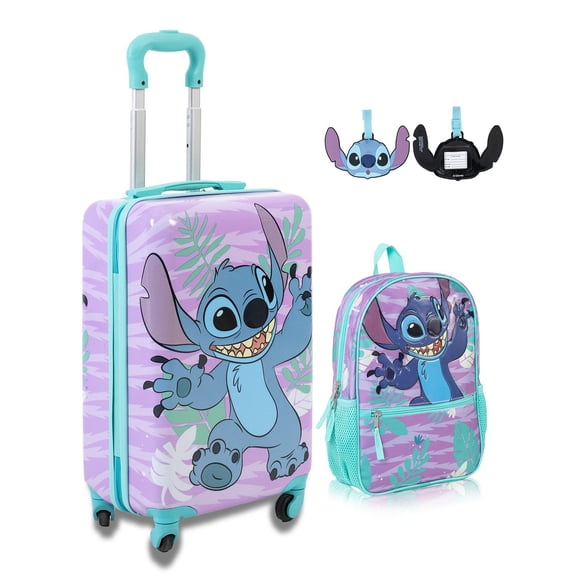 3PC Luggage & Backpack Set With Luggage Tag