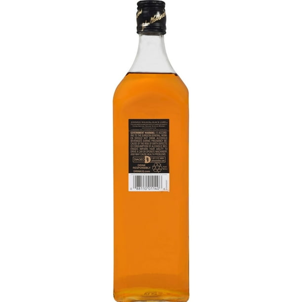 Johnnie Walker Black Label Blended Scotch Whisky 1L - Samsclub.com