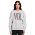 thumbnail image 1 of State of Mine Women's Camo Letters State Sweatshirt, 1 of 6