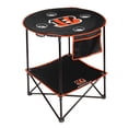 thumbnail image 1 of NFL 27.6" Round Tailgate Table with Shelf, 1 of 5