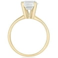 thumbnail image 3 of Emerald Diamond Solitaire Ring in 18K Gold, 3 of 3