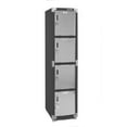 thumbnail image 1 of Seville Classics UltraHD® 4-Door Locker Cabinet, 15" W x 18" D x 72" H, 1 of 8