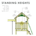 thumbnail image 6 of Gorilla Playsets Avalon Wood Swing Set with Wood Roof and Twister Tube Slide, 6 of 9