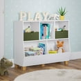 thumbnail image 1 of RiverRidge Kids Catch-All 35" Toy Organizer with Cubbies and Two 5" Fabric Bins, 1 of 7
