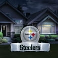 thumbnail image 3 of Logo Brands Pittsburgh Steelers Pre-Lit 7’x10’ Team Inflatable, 3 of 6