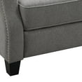 thumbnail image 6 of Calvin Fabric Pushback Reclining Armchair, 6 of 10