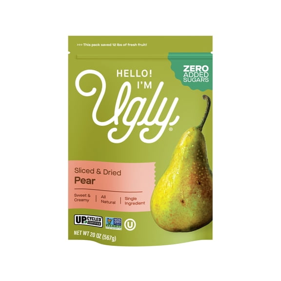 Ugly Fruit Dried Pears, No Added Sugar, 20 oz.