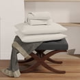 thumbnail image 4 of Purity Home 100% Organic Cotton Brushed Percale Sheet Set, Assorted Sizes, 4 of 9
