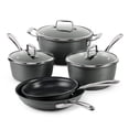thumbnail image 1 of Tramontina 8-Piece Hard Anodized Nonstick Cookware Set, 1 of 3