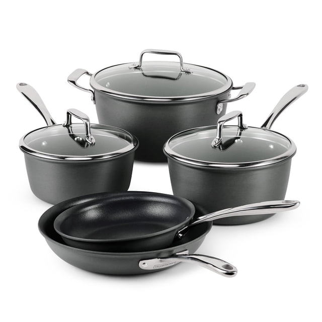 Tramontina 8-Piece Hard Anodized Nonstick Cookware Set