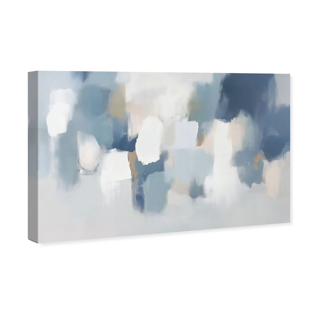 Dreaming Indigo I Blue Abstract Canvas Print by Oliver Gal Prints