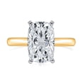 thumbnail image 3 of Lab Created Elongated Cushion Cut Diamond Ring in 18K Gold, 3 of 5