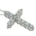 thumbnail image 2 of 2.00 CT. T.W. Diamond Cross Pendant in 14K Gold, 2 of 5