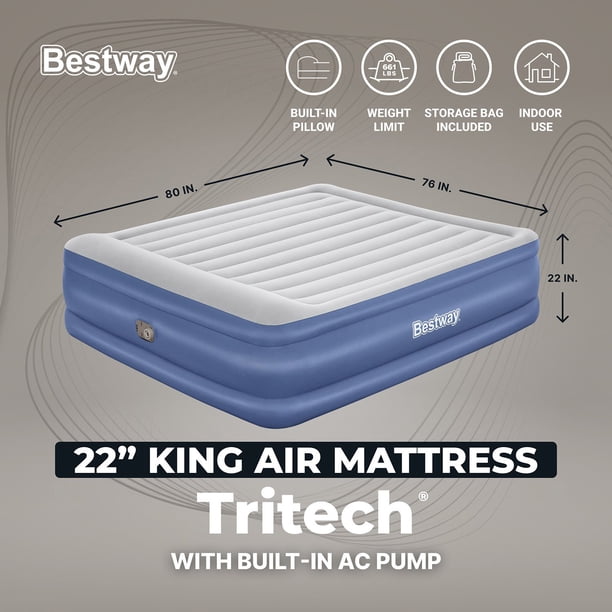 Bestway Tritech Air Mattress King 22