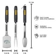 thumbnail image 3 of NCAA 3 pc. Stainless Steel Grill Set, 3 of 5