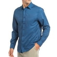 thumbnail image 2 of Nick Graham Men's Performance Long Sleeve Woven Sport Shirt, 2 of 8