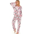 thumbnail image 2 of Flora Nikrooz Ladies Notch Collar PJ Set, 2 of 8