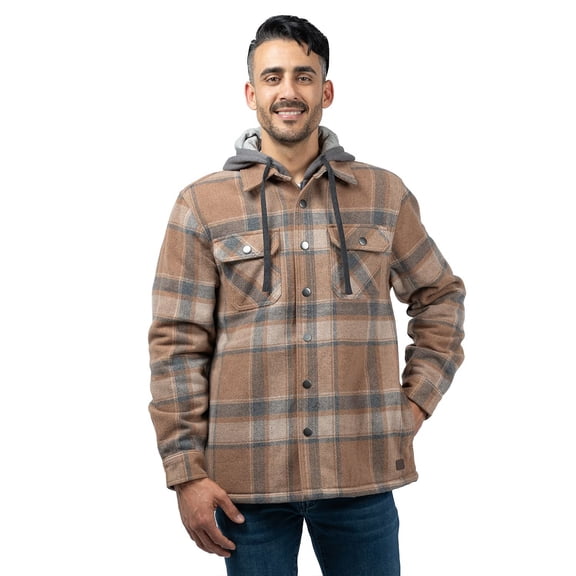 JACHS NY Men's Hooded Shacket