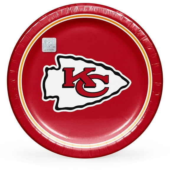 NFL Round Paper Plates, 10", 85 ct., Choose Your Team