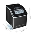 thumbnail image 4 of Frigidaire Ice Maker, Countertop Stainless Steel Ice Maker with Transparent Window, Clear Ice Cube Maker with 40 lbs. Capacity, Ice Maker Machine, 4 of 13