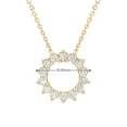thumbnail image 4 of 0.50 CT. T.W. Round Cut Open Circle Diamond Pendant Necklace in 14K Gold, 4 of 4