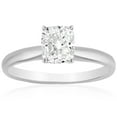 thumbnail image 1 of Cushion Cut Solitaire Diamond Ring in 18K Gold, 1 of 4
