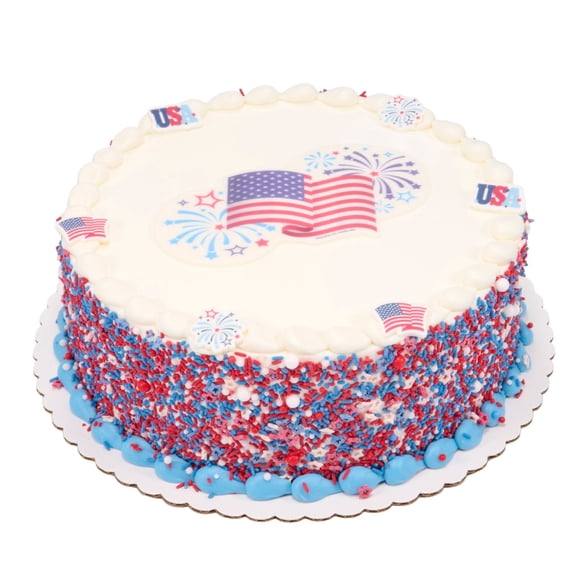 Member's Mark Patriotic 10" Round Double Layer Cake