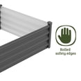 thumbnail image 6 of The Organic Garden Co. Hakea 4' x 4' x 1' Metal Square Garden Bed, 6 of 9