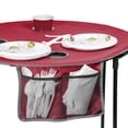 thumbnail image 3 of Logo Brands Alabama Crimson Tide 27.6in Round Tailgate Table, 3 of 5