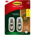 thumbnail image 1 of Command Outdoor Medium Metal Hooks Club Pack, 2 Hooks, 4 Strips, 1 of 11