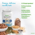 thumbnail image 3 of Orgain® Organic SIMPLE Plant Protein Powder Creamy Vanilla, 2.20 lbs., 3 of 6