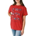 thumbnail image 2 of Mighty Fine Women's Americana Graphic T-Shirt, 2 of 8